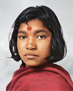 Young house working girl in Nepal.