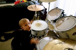 Little Man Drumming