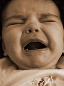 unhappy baby won't sleep regression